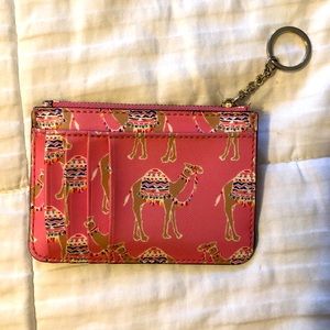 Kate spade camel wallet key chain